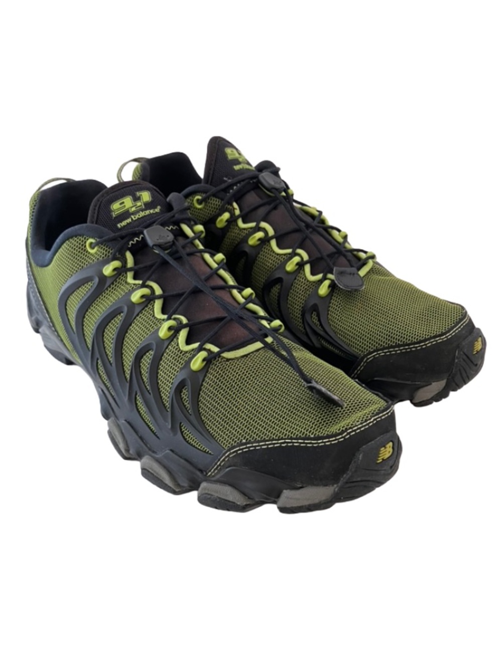 New Balance 921 Water Shoe - Men's Size 10 Lime Green & Black Mesh Trail Shoes